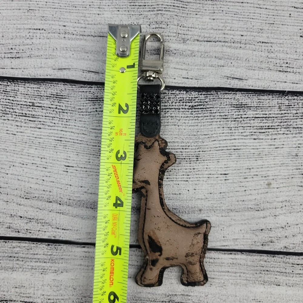 Swarovski Crystal Bag Charm, Keychain, Giraffe